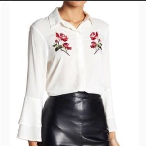 Anthropologie Cupcakes & Cashmere Rose Blouse